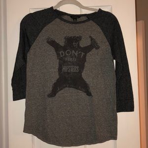 Lucky Brand Graphic Baseball Tee